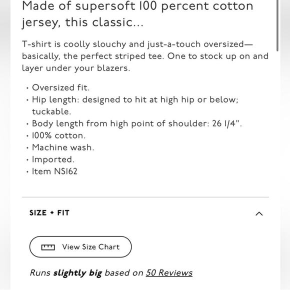 Madewell Cotton Relaxed Oversized Tee - Picture 2 of 4